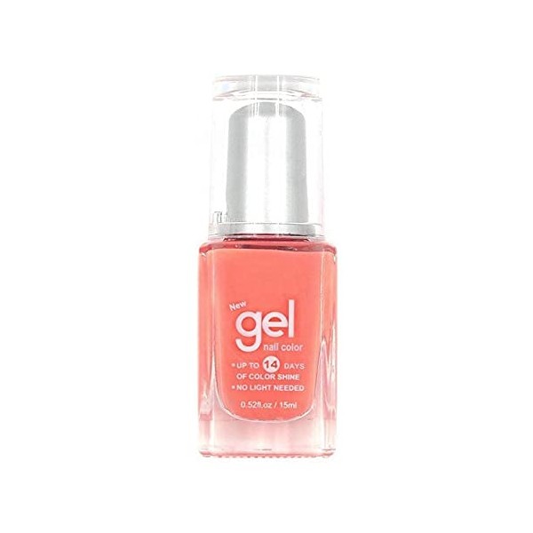 Gel Nail Polish, Glossy Shine Finish - Summer Orange