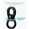 SEPWIK Swing Swivel, 35KN Swing Spinner, 360° Safety Rotational Device
