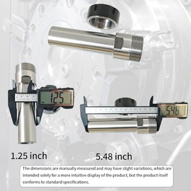 zpldAIAOSI C32-ER32 Collet Chuck, Straight Shank ER32 Collet Chuck, C32-ER32-100L, 32mm(1.2598") Shank Diameter, 100mm(3.937") Long, ER32 Spanner