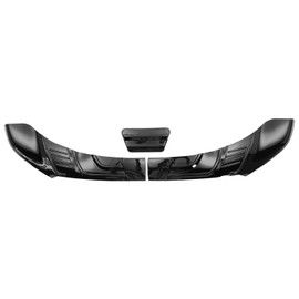 powoq Hood Deflector Compatible with 2022-2025 Nissan Frontier Deflector ABS Glossy Black Shield Hood Protector Replacement for 2022 2023 2024 2025 Nissan Frontier Accessories