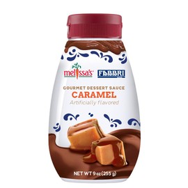 Fabbri Gourmet Dessert Sauce, Caramel flavor, Flavoring sauce for Ice Cream, Desserts and hot and cold Beverages, Made in Italy, 7.9oz bottle (Caramel)
