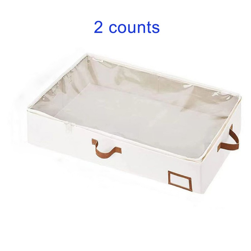 Closiq Under Bed Storage Bag Foldable – Clear Window with