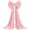Oversized Velvet Christmas Bow with Long Tails, 15.75 x 70.8
