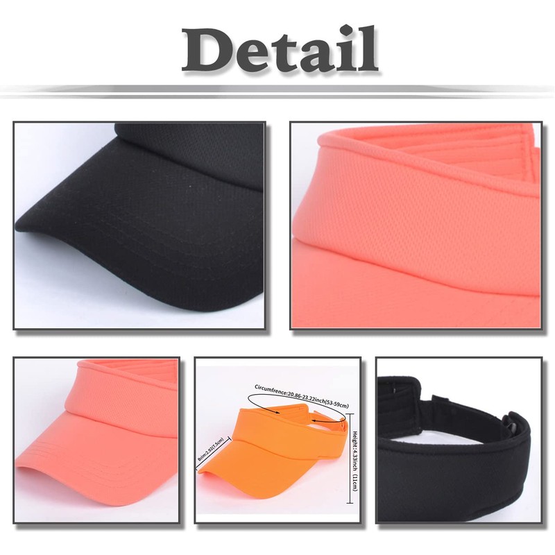 White Fang CA541 Women's Visor, Sun Visor, Plain, Hat, Stylish,