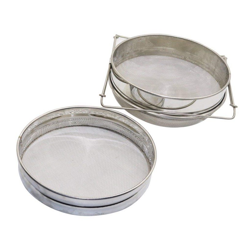 Lucky Farm Honey Filter Stainless Steel Honey Strainer Double Sieve
