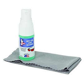 Chums Anti Fog Kit - Long Lasting Defogging Cleansing Spray & Microfiber Cloth Set, Safe for Glasses, Goggles, & Screens
