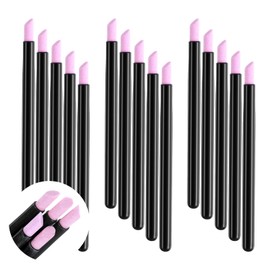 15 Pcs Pumice Stone Nail File Cuticle Stone Pusher Black Plastic Handle Nail Sanding Sticks Nails Art Pen Cuticle Remover Trimmer for Fingernails Toenails Women Manicurist 4.53 × 0.31 Inches