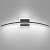 PRESDE Modern Black LED Bathroom Vanity Light 24in Dimmable Bathroom