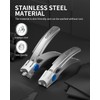 Nail Clippers Set-3 Pack,Fingernail Clippers& Toenail Clipper for Men,Wowen,Nail Clippers