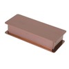 Toothpick Holder Stainless Steel Rectangular Toothpick Holder with Lid for