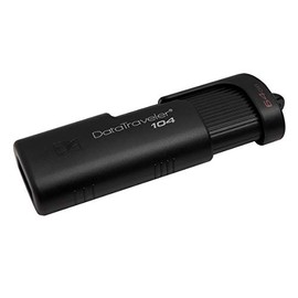 Kingston RAM-3090 Memoria 64GB USB 2.0 Alta Velocidad/Datatraveler 104 Negro,
