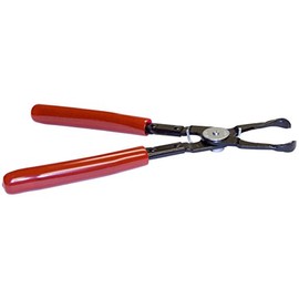 MAG-MATE PLP100 Push Pin Pliers, Straight Pliers to Remove Pins, Anchors, Retainers, Made of Plastic with Vinyl Grip, Easy to Use, 9-3/4" Long, Red