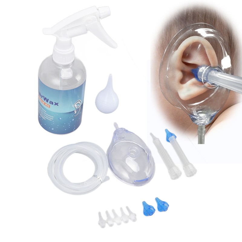 Ear Cleaning Kits 500ml Ear Washer Spray Bottle System with