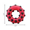 KONG - Dotz Circle - Dog Chew Toy, Helps Clean