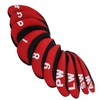 10Pcs/set Leather Golf Club Iron Head Covers Golf Putter Club