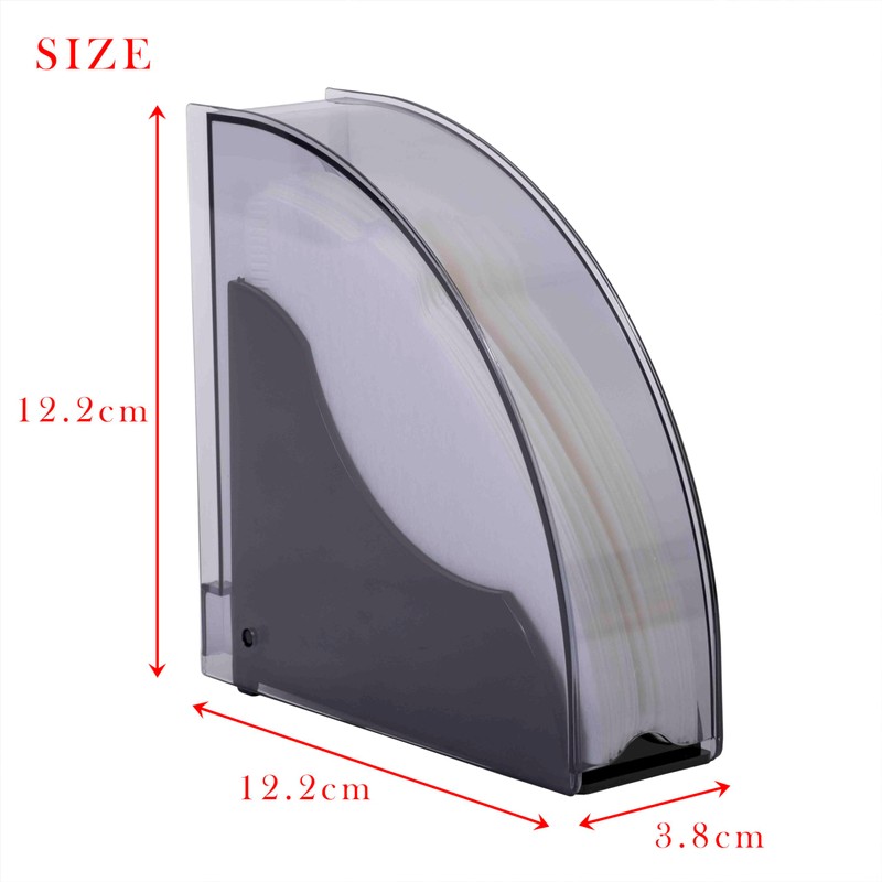 C-RAYS Coffee Filter Case with Lid Dust Protection Coffee Paper