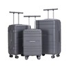 French Connection Le Voyage Luggage Set, Quiet Shade, 3 Piece