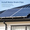 Fentar Pack of 24 Solar Panel Water Drain Clips 30
