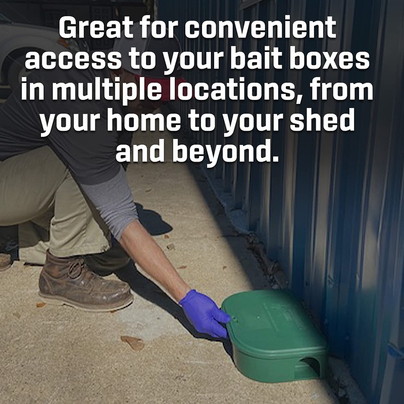 Exterminators Choice Replacement Keys for 3 Pack Bait Box Set