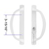 DECEBALUS Offset Position Keyed Sliding Patio Door Handleset with Mortise
