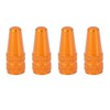 X AUTOHAUX 4pcs French Type Valve Caps Bicycle Tire Valve