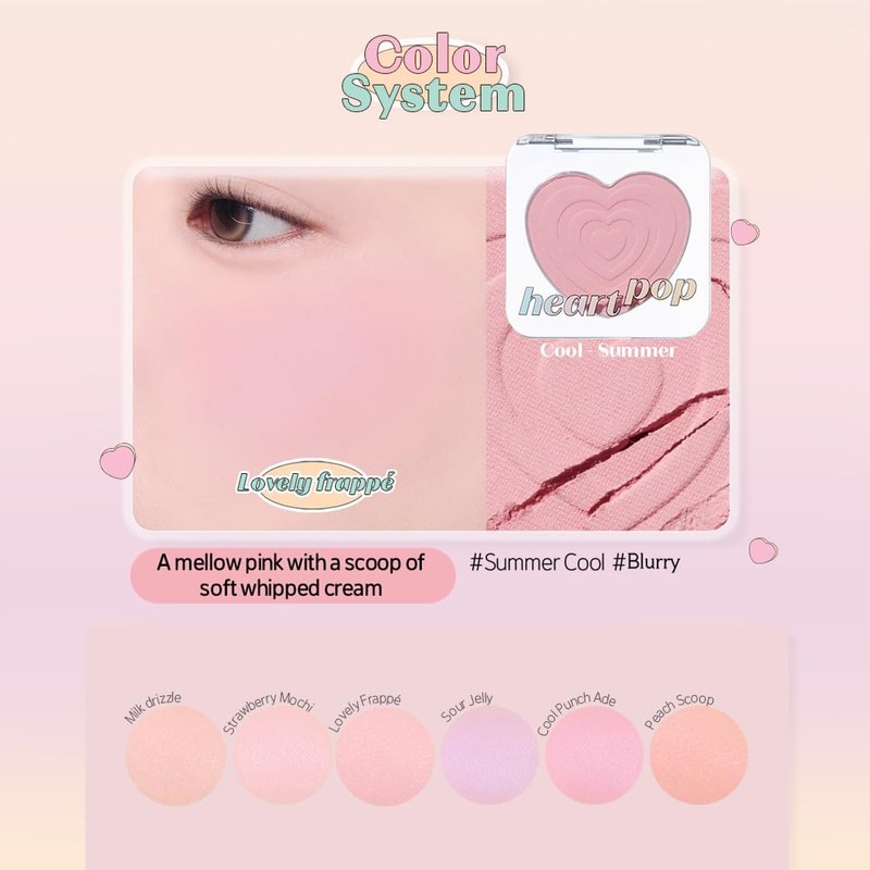 ETUDE Heart Pop Brasher, Lovely Frappe, 0.2 oz (4 g),
