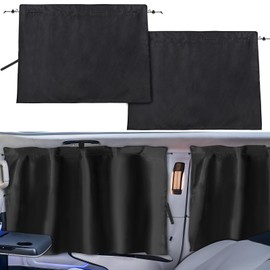 ZATOOTO CT110CD-M Car Curtains, Suede Side Curtains, Sleeping in the Car, Easy Open/Close, Improves Air Conditioning Efficiency, Change Out, Privacy Protection, Disaster Prevention, Set of 2, Width