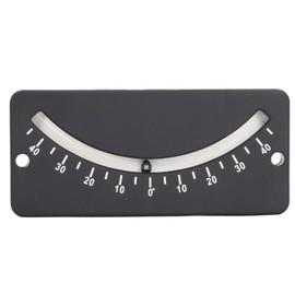 Tube Clinometer Handlebar Slope Meter, ‑40 to 40 Degree Inclinometer for Horizontal Micro Angle Testing, Clear Reading, ABS Housing, Compact Size, Fixing Hole