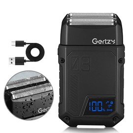 Electric Shaver for Men, Electric Shavers for Men Face, with Nose Hair and Beard Trimmer,IPX6 Waterproof (Black)