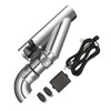 Peastorm Electric Exhaust Cutout 2.5 Inch with Elbow Muffler Valvetronic