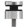 STEINBACHER© Stainless steel glass dot holder, diameter 30 mm, connection: