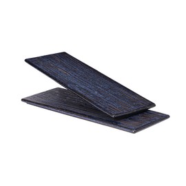 Serving Platter Ceramic Flat Tray-14 inch Large Serving Plate for Party,Sushi,Appetizer,Vegetable,Salad,Set of 2,Uaral(Midnight Blue)