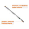 sourcing map 10pcs 100-120 Grits Diamond Grinding Bit 2mm Cylindrical