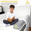 JuniorLux Inflatable Bed Rails for Toddlers & Kids (2-Pack) -