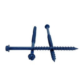 Chenango Supply 3/16 x 3-1/4" Hex Head Concrete Screw Anchor. 100 Pieces with Drill Bit (Miami-Dade Compliant) (3/16 x 3-1/4)
