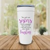 Sister White Viking Tumbler 20oz - You And I Are