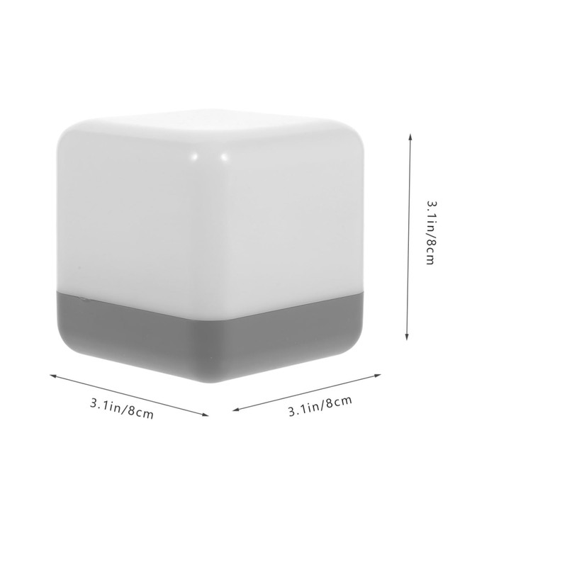 Cabilock Cube Shaped LED Night Light Decorative Table Lamp for