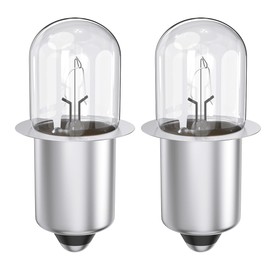 Fugedox XPR18 18v 0.6A Xenon Flashlight Bulb fit for Dewalt DW9083 DW908 DW919 DC509 Flashlights, Ridgid 18 Volt Cordless Flashlights And P703 / P704 Cordless Lithium Worklights - 2 Pack