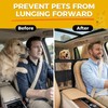 VOPOCO Dog Car Barrier with Storage Pocket, Mesh Pet Net