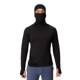 Men's MerinoAire® Snorkel Hoodie By Woolly | RWS Certified | Soft, Stink Free, Seattle Designed - Black - S
