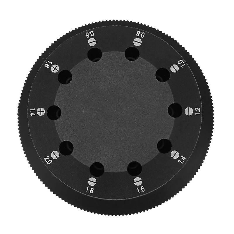 Screwdriver Base Professional Multifunctional Display Watch Screwdriver Rotating Base Black