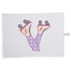 Hippowarehouse Roller skate upside down Tea Towel Eco Printed Dish