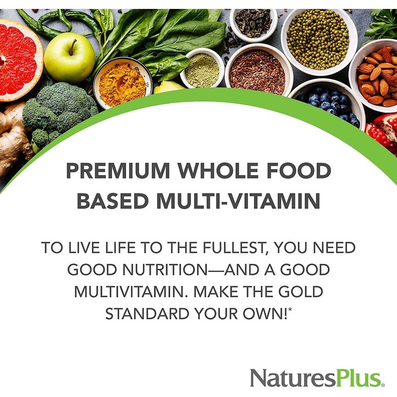 NaturesPlus Source of Life Gold Tablets - Whole Food Multivitamin