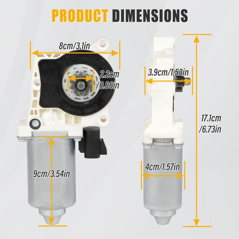 AMP Research Replacement Motor Kit 80-03129-90,Electric Side Step Motor,Step Running