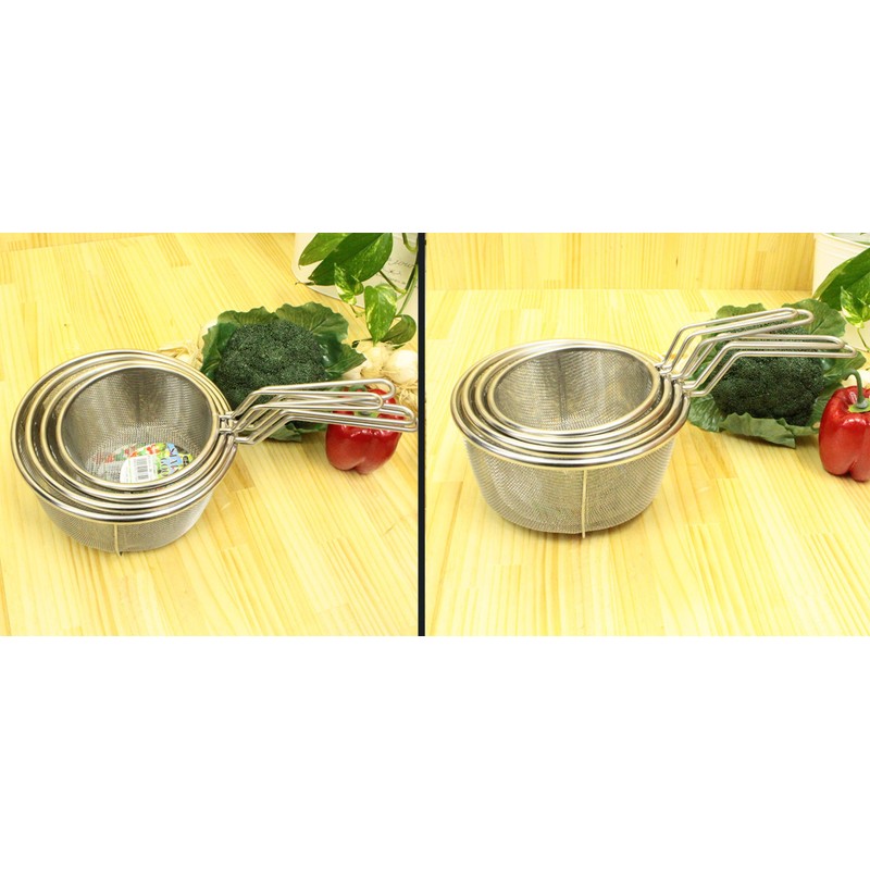 Hogdseirrs Inoue Kanaami Industrial Strainer Boiling Basket, Deep, 7.1 inches