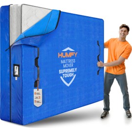 Mattress Bags for Moving with 8 Handles– California King Mattress Moving Bag Tear-Proof Mattress Storage Cover with Dual Zippers Cali King Mattress Moving Bags for Storage Mattress Protector