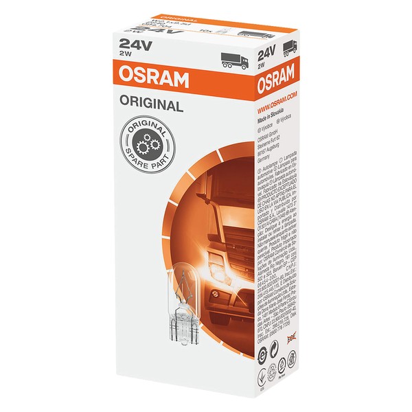 OSRAM 2840 T10 W2.1X9.5d Capless Bulb 24 V 2 W