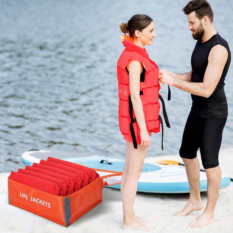 Dansydaisy 2 Pcs Life Jacket Storage Bag Heavy Duty 6