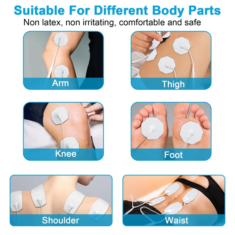 QGGTQG TENS-EMS Electrode Pads Set of 20 Electrode Replacement Set