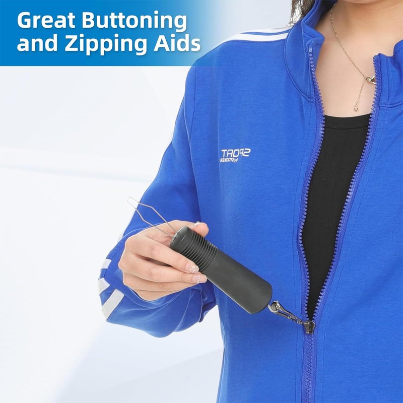 Button Hook and Zipper aids for Arthritic Hands Pull One